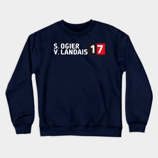 Sébastien Ogier/Vincent Landais Crewneck Sweatshirt by SteamboatJoe